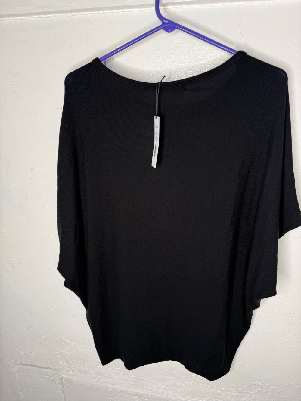 MICHAEL STARS Verna Dolman Sleeve Knit Top in Black New With Tags Size Medium - Picture 4 of 15